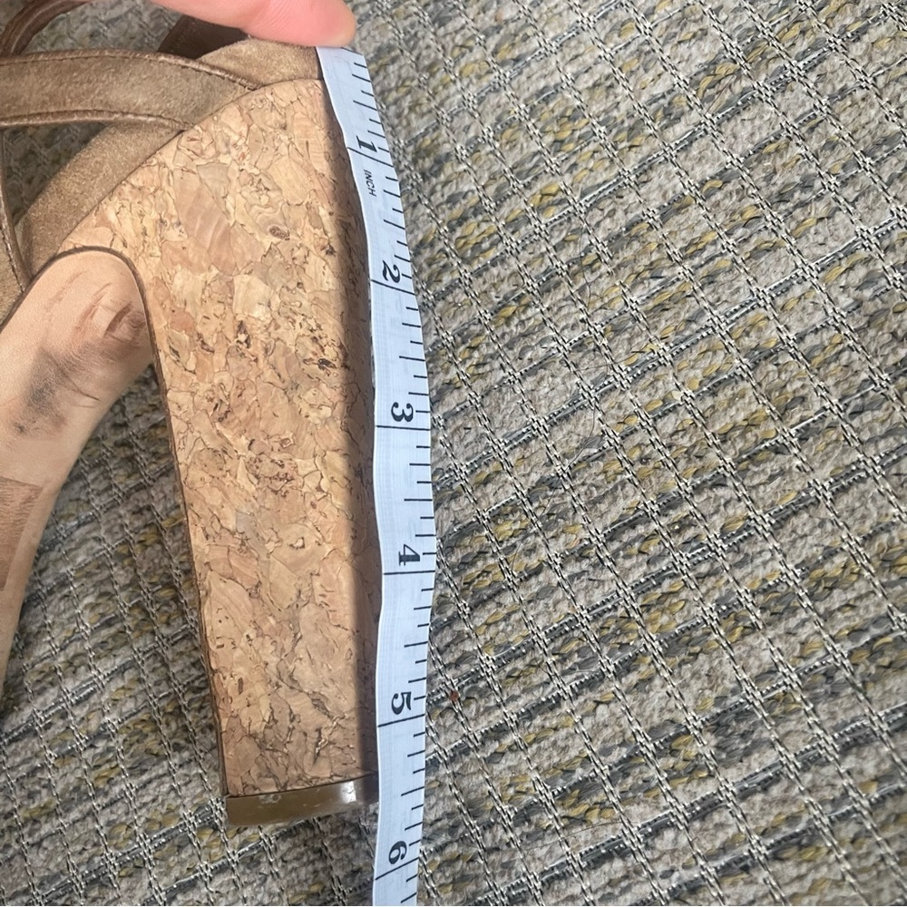 Gucci Platform 70’s Style Suede Platform Sandals - Picture 11 of 13